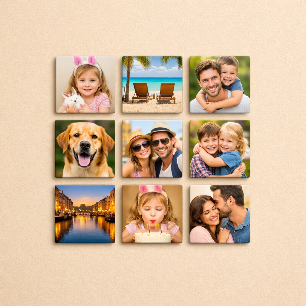 Square Photo Magnets | Custom Sets